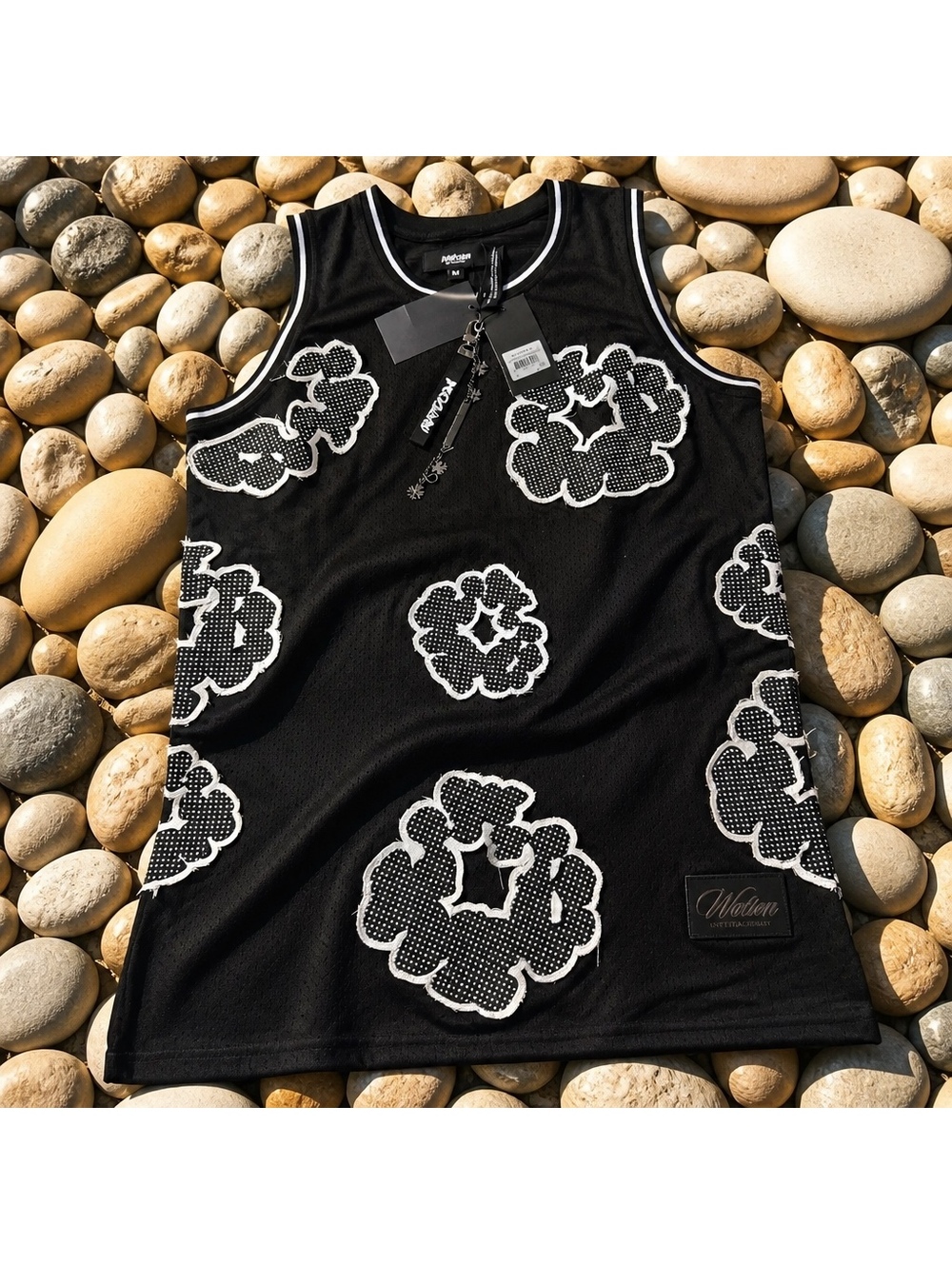 Watson patchwork jersey size M $130.00